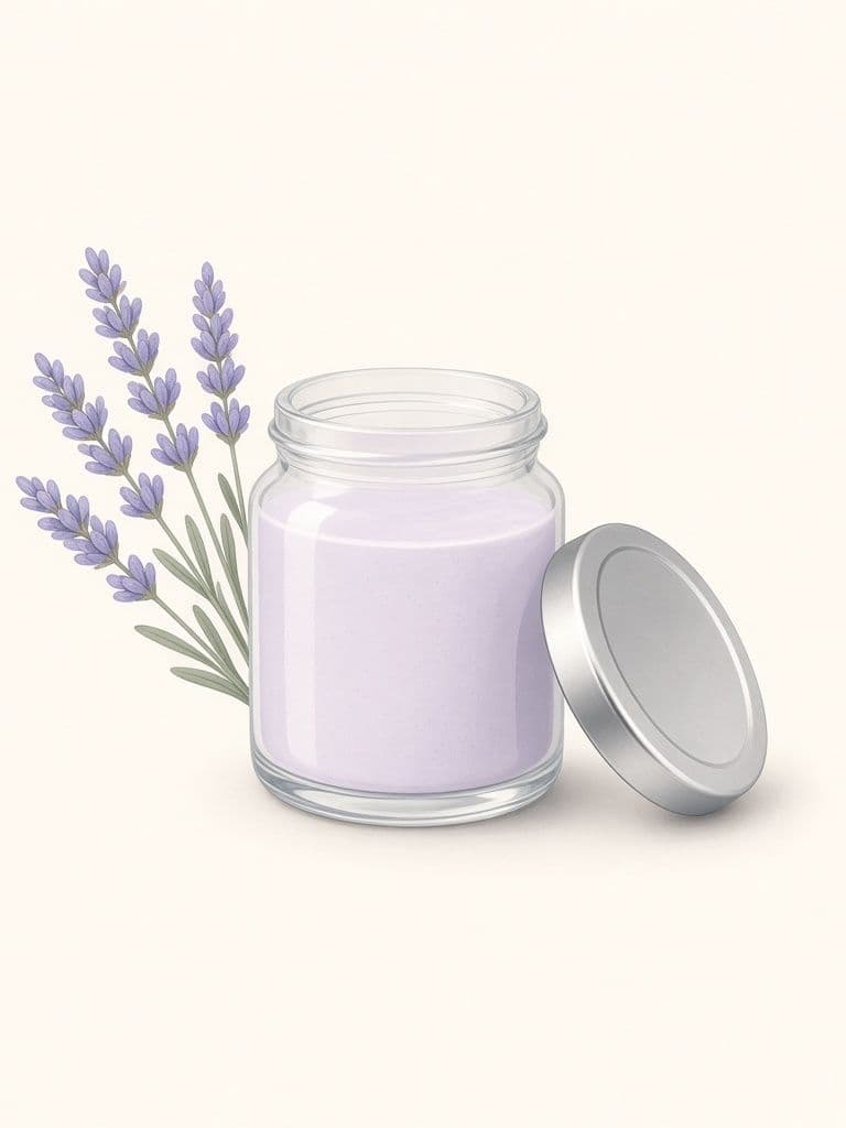 Illustration, not the actual product: Little Seed Farm Lavender Deodorant Cream